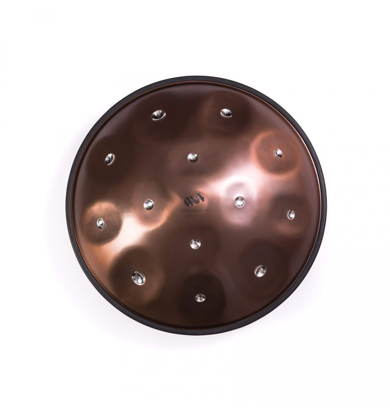 MetalSounds Spacedrum Evolution Handpan 13 Noten + Tasche – 60 cm – Chromatisch – A 432 Hz