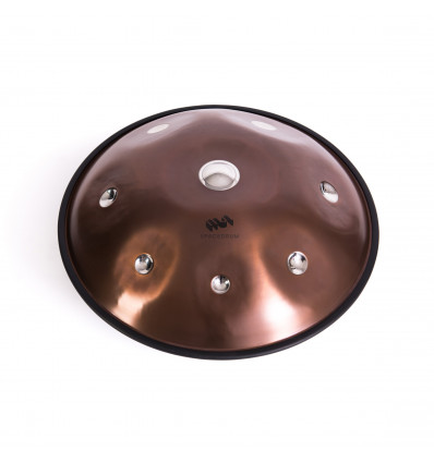 MetalSounds Spacedrum Evolution Handpan 8 Noten + Tasche – 55 cm – Diatonische A-Moll – A 440 Hz 'Aussteller'