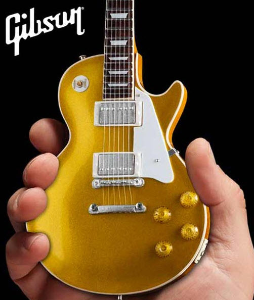 Gibson Les Paul Goldtop 1957  Gold Top Miniature Guitar Collection