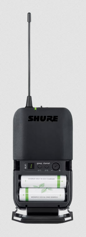 Shure BLX14E/MX53 Presenter-Funksystem MX153T mit BLX4E