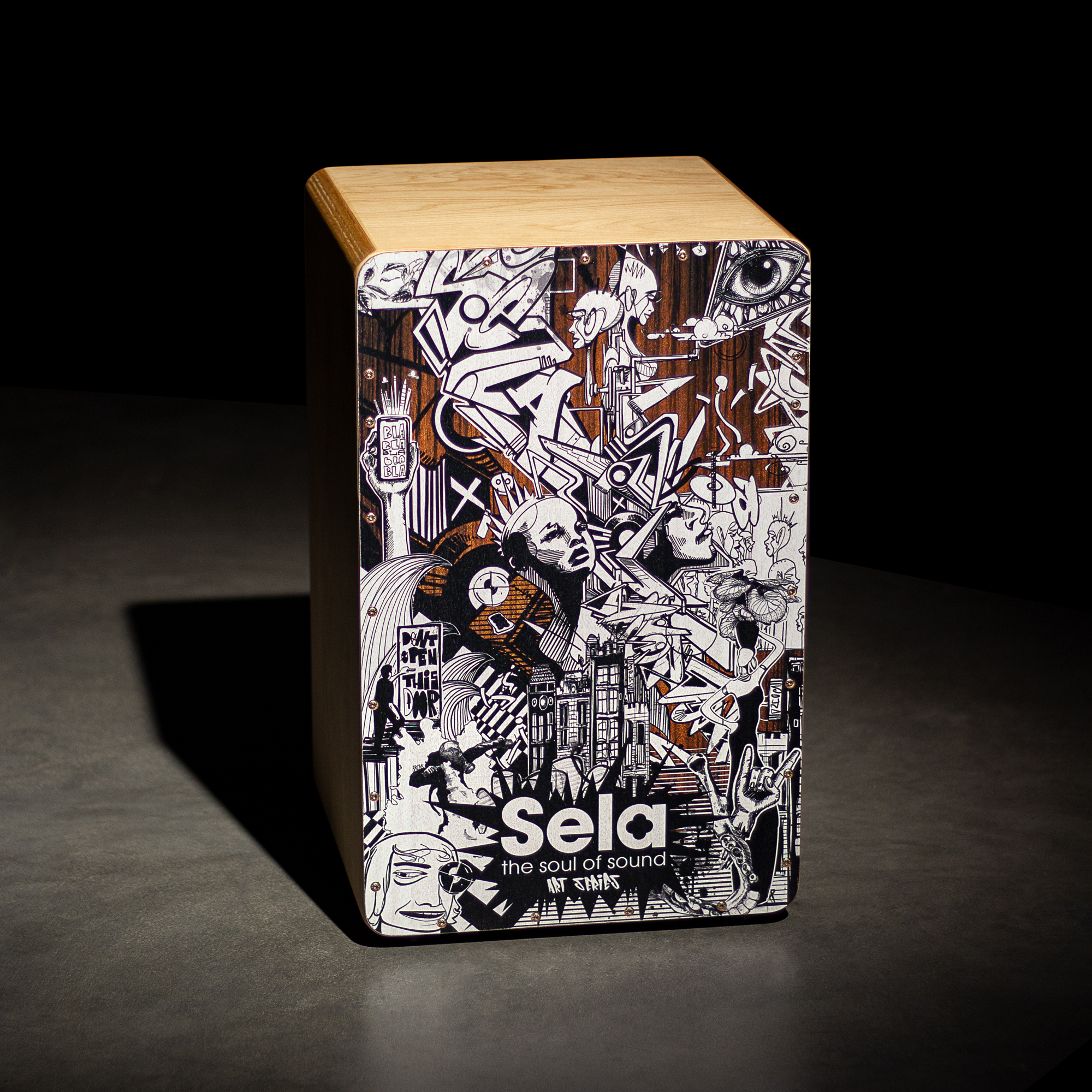 Sela Art Series Sketch Cajon