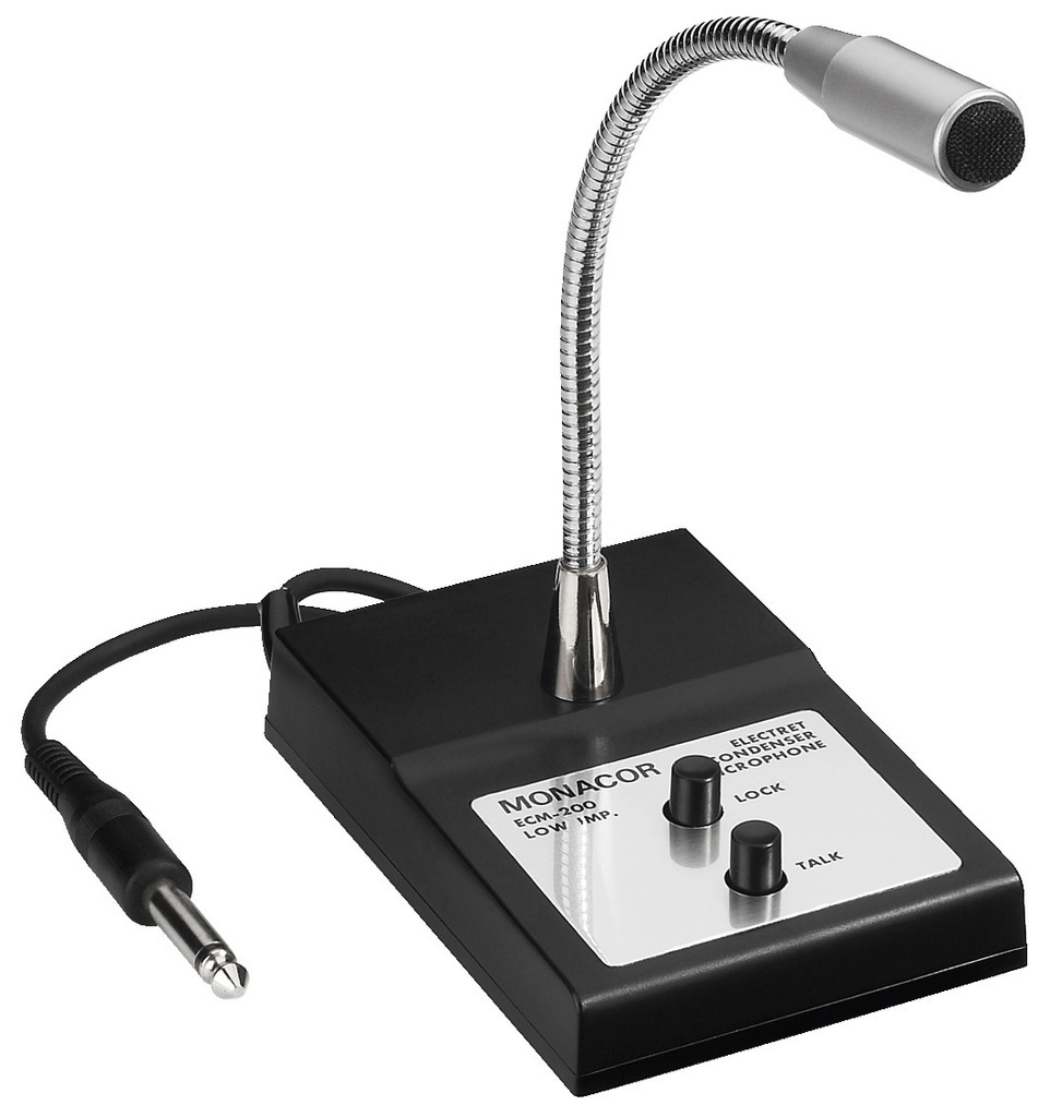 ELA-Tischmikrofon für Sprachverständlichkeit ECM-200