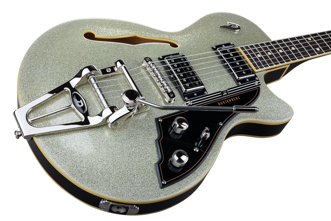 Duesenberg Starplayer TV Silver Sparkle (inkl. Case)