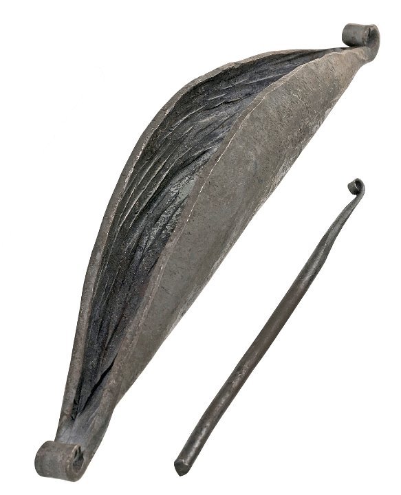 Afroton Apitua, groß, Handglocke mit Schlägel, L 23-27cm