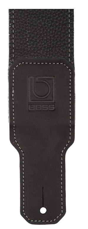 Boss BSL-25-BLK 2.5" Black Premium Leather Strap