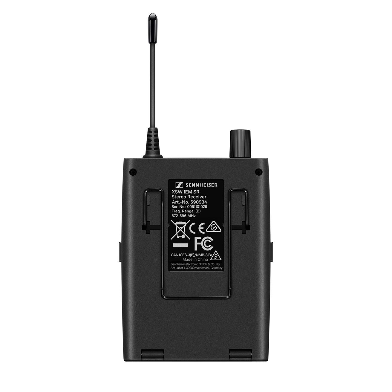 Sennheiser XSW IEM EK (B) Federleichter In-Ear-Monitoring-Taschenempfänger