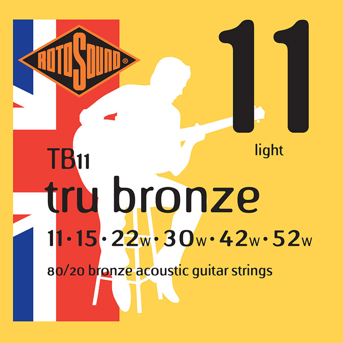 Rotosound TruBronze TB11 80/20 Bronze Light (11-52)