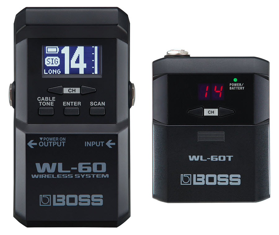 Boss WL-60 Flagship Wireless System With Body Pack Transmitter