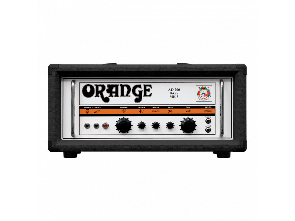 Orange AD200B MK 3 - Röhrenhead, 200 Watt, 1 Kanal mit Slave-Out, schwarz
