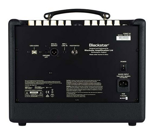 Blackstar Sonnet 60 Schwarz