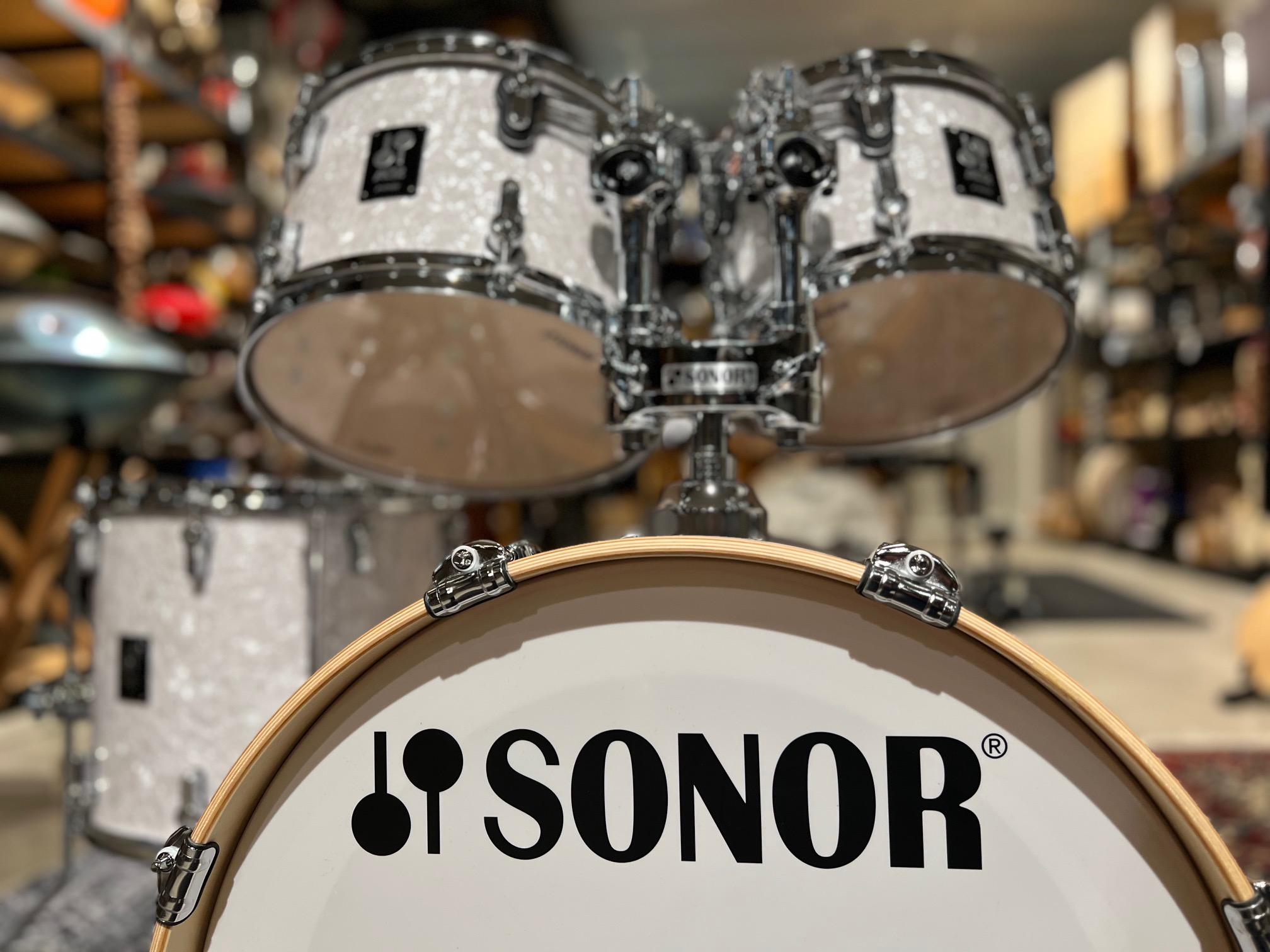 Sonor AQ2 Studio Shellset - White Pearl