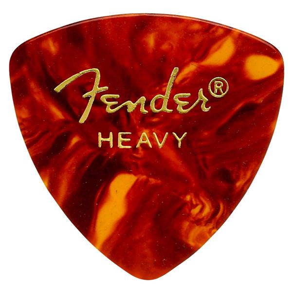 Fender Picks, Classic Celluloid, 346 Shape, Shell Heavy - (12 pieces)