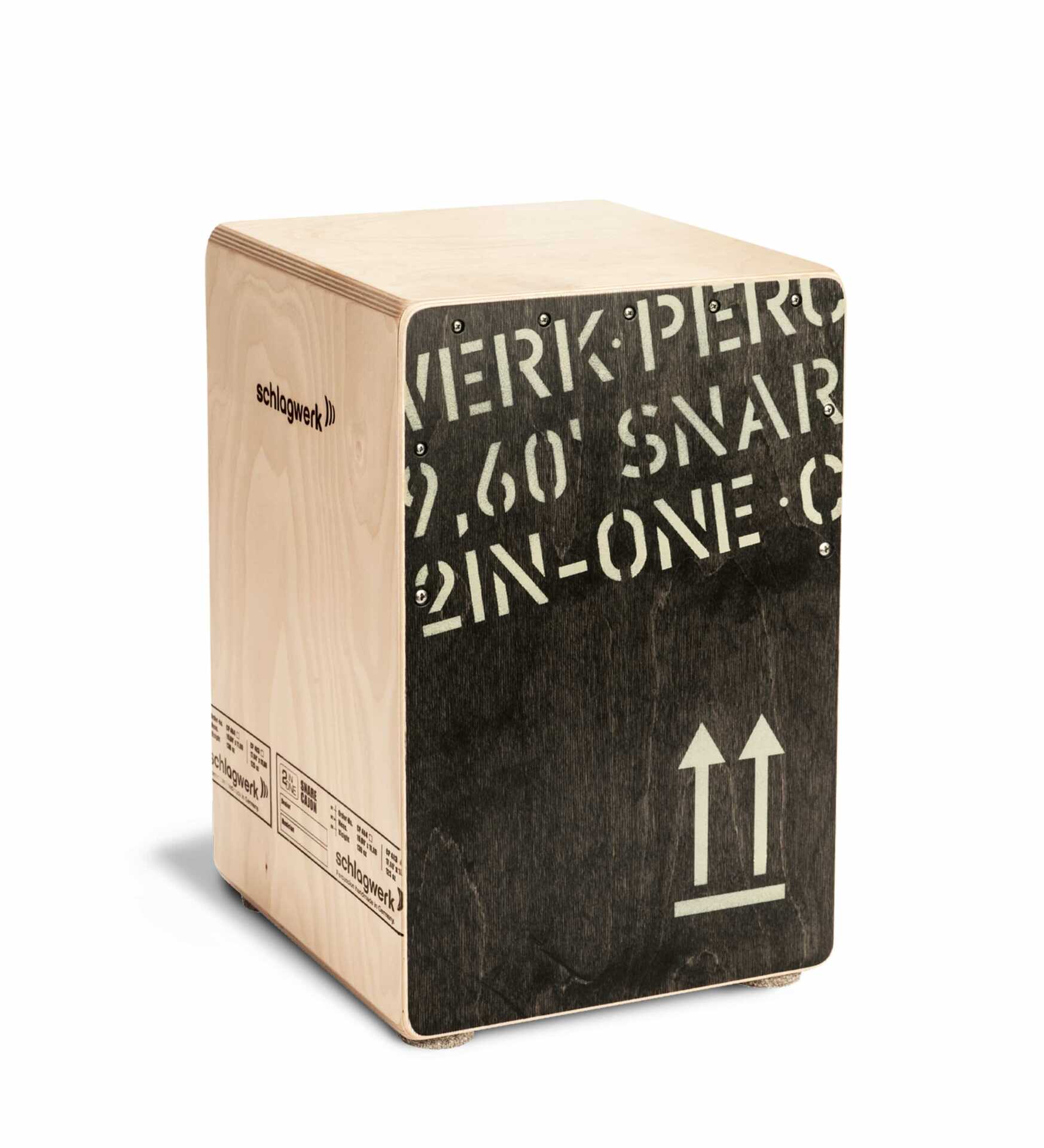 Schlagwerk CP404BLK 2inOne Cajon Black Edition Large