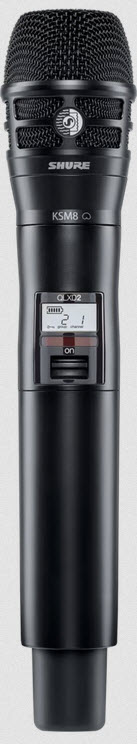 Shure QLXD2/K8B QLX-D Digitaler Handsender mit K8B, 606-670 MHz