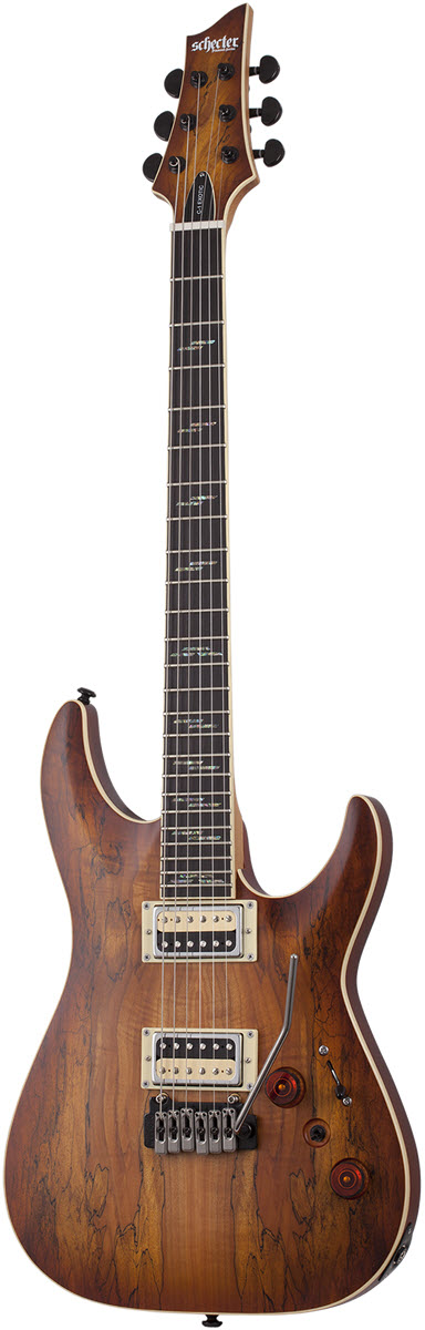 Schecter C1 Exotic Spalted Maple