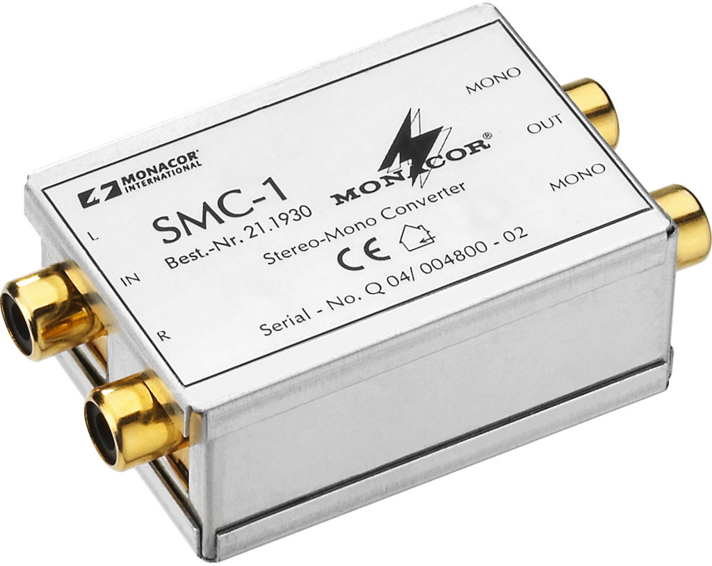 Monacor SMC-1 Stereo-Mono-Converter