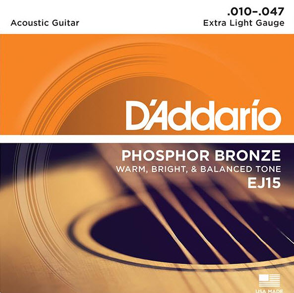 D'Addario EJ15 Saiten für Akustikgitarre 10-47