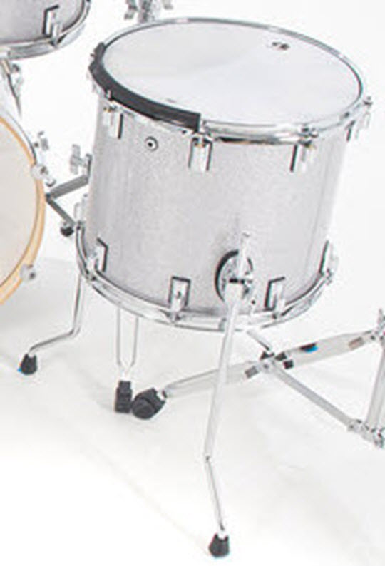 GEWA E-Drum Standtom 14"x12" Silver Sparkle
