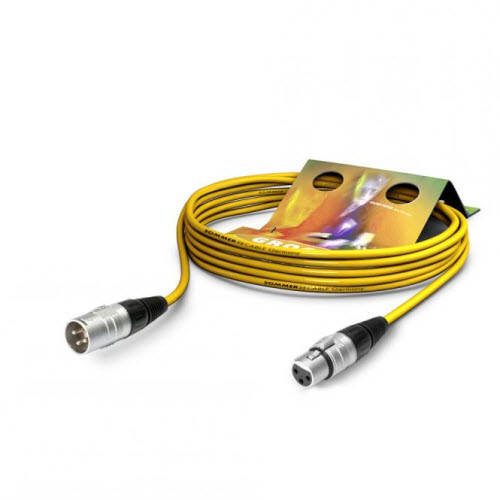 Sommer Cable Sommer Mik. Kabel 7.5M. gelb