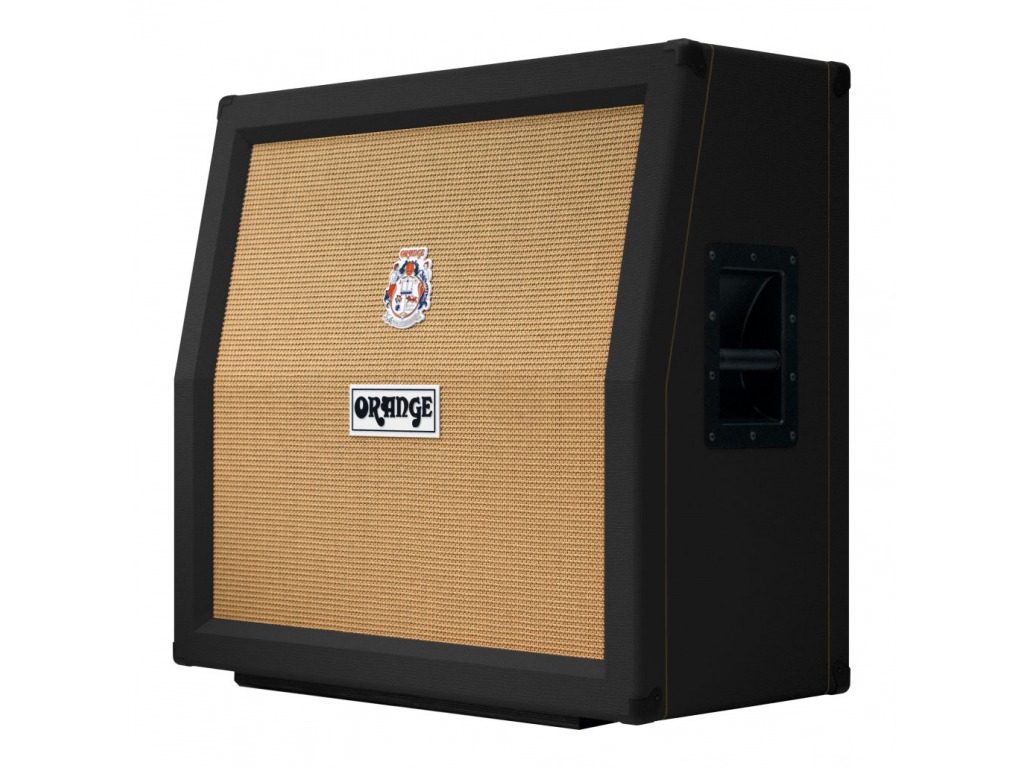 Orange PPC412 AD - 4x12“, schräg, schwarz