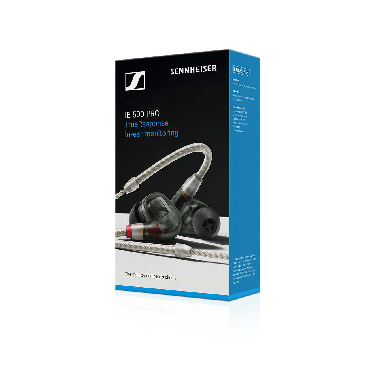 Sennheiser IE 500 PRO Smoky Black In-Ear Monitoring Hörer mit dynamischem SYS 7 Wandler