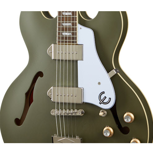 Epiphone Casino Worn - Worn Olive Drab