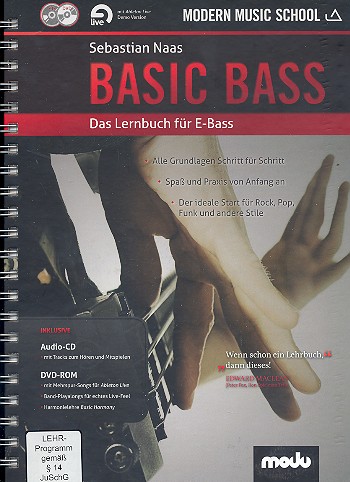 Basic Bass (+CD +DVD-ROM) : für E-Bass