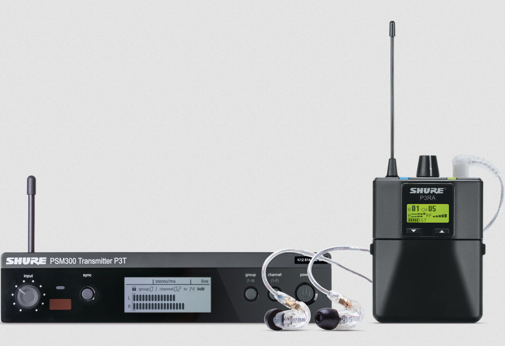 Shure PSM 300 P3TERA215CL-K3E Premium In-Ear Komplettsystem