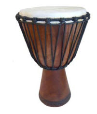 Monky5 60er Djembe Afroline black inkl. Bag