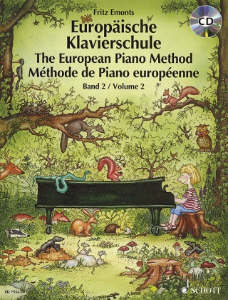 Europäische Klavierschule Band 2 (+CD)