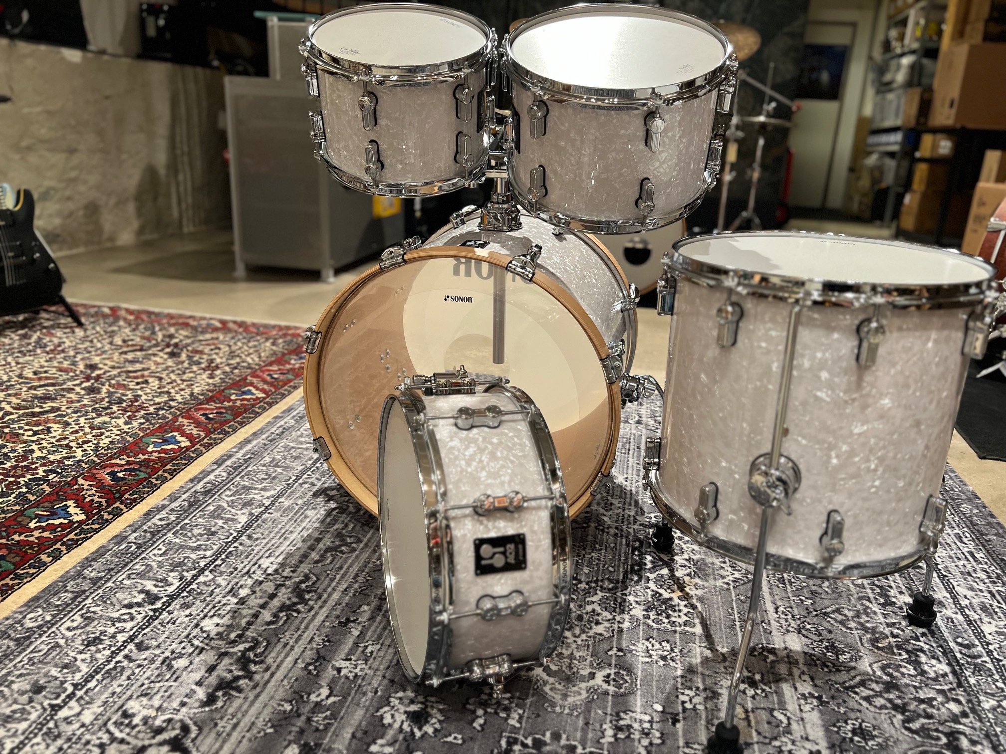 Sonor AQ2 Studio Shellset - White Pearl