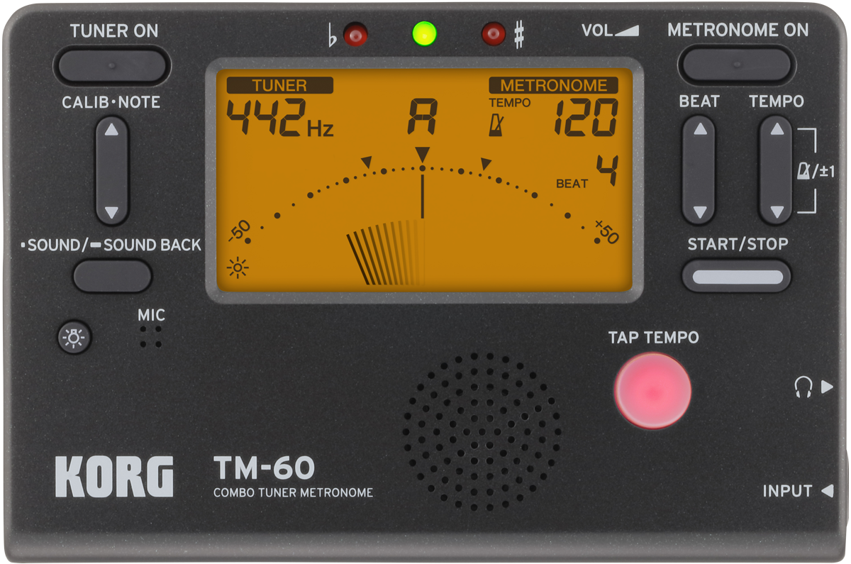 Korg Stimmgerät + Metronom TM60 schwarz