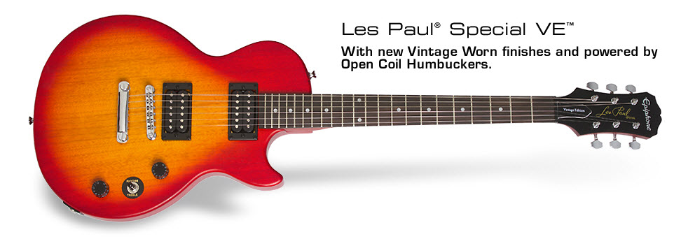 Epiphone Les Paul Special ll VE Vintage Cherry Sunburst (inkl. Gig Bag)