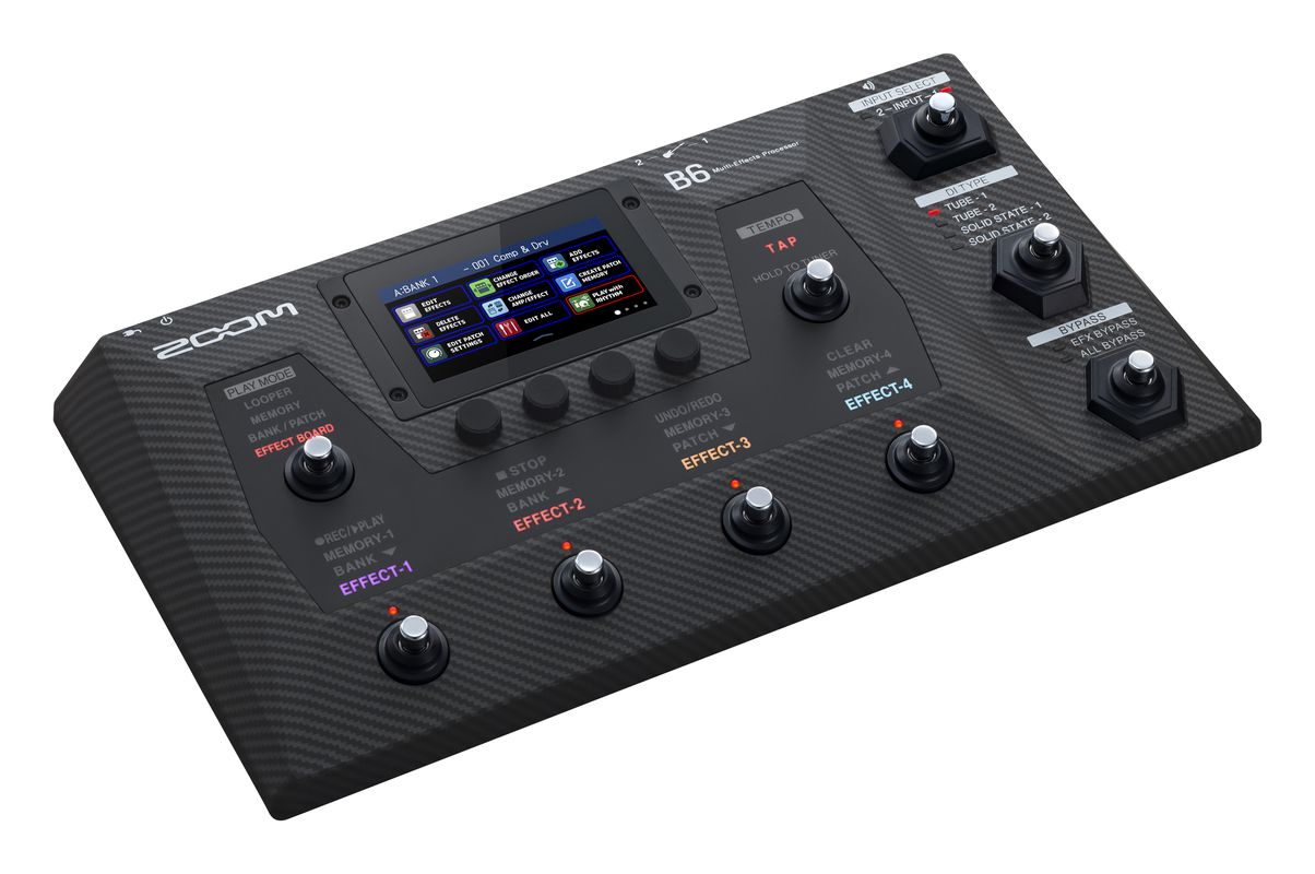 Zoom B6 Bass FX & Amp Simulator