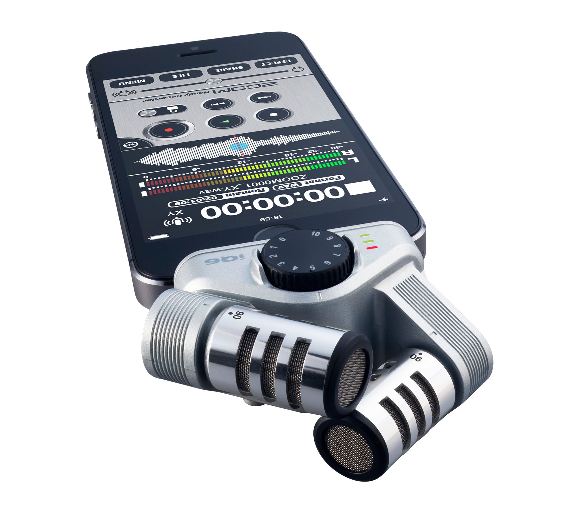 Zoom iQ6 X/Y Stereo Mikrofon für iPhone, iPad und iPod Touch