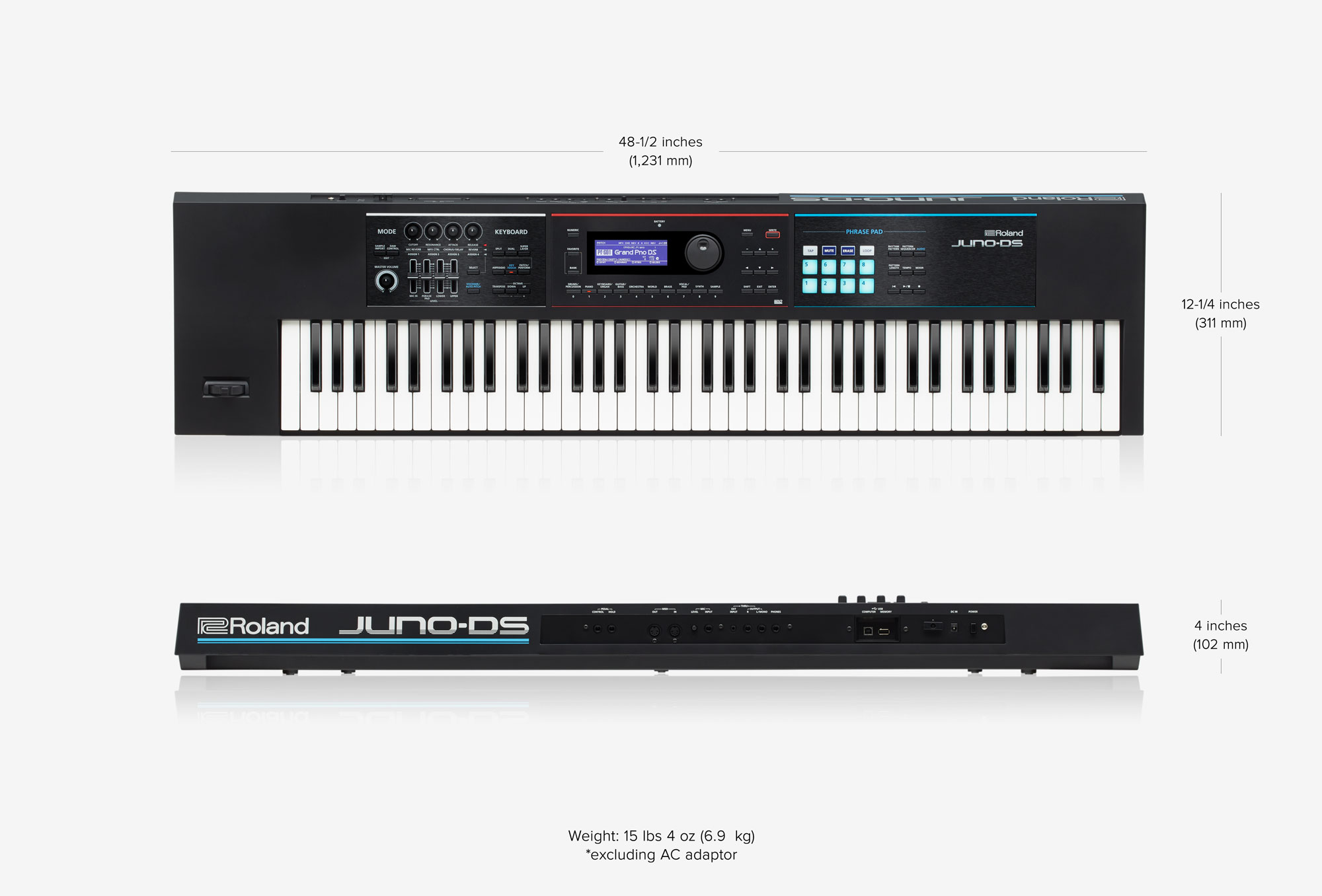 Roland Juno-DS76 76-key Iconic Performance Synthesizer