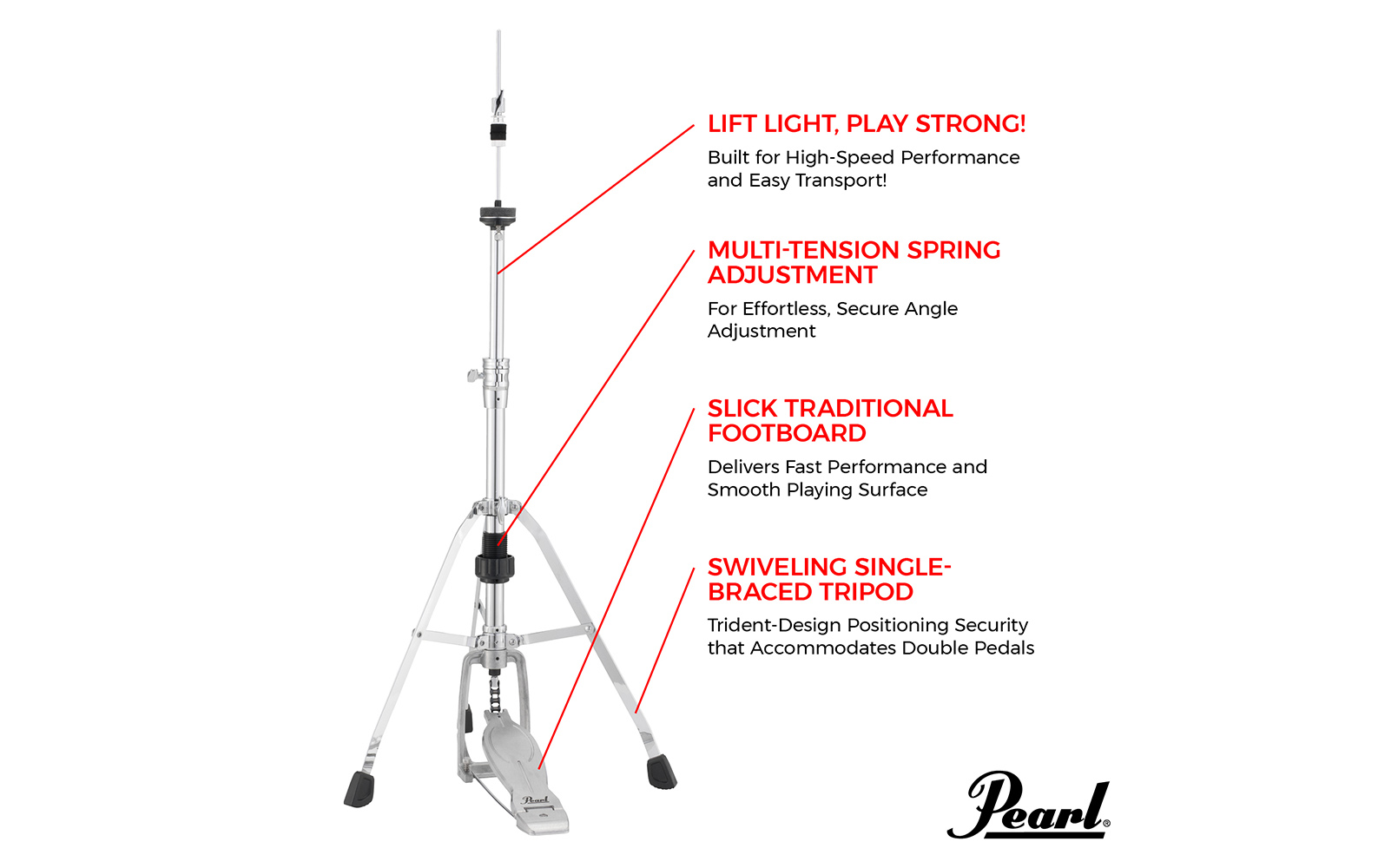 Pearl H-1030S Hihat Stand