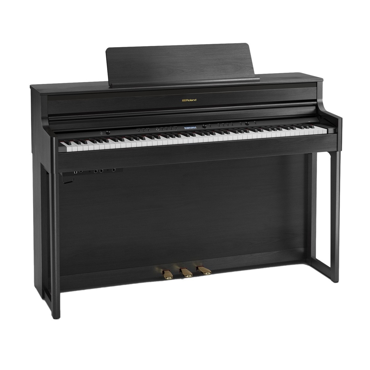 Roland HP704-CH Premium Class Piano, charcoal black (inkl. Piano Stand)