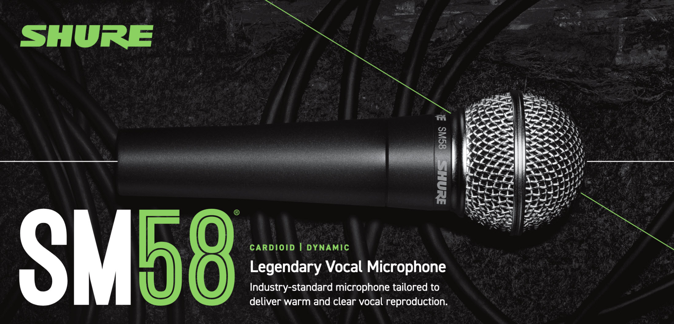 Shure SM58LCE Vocal Mikrofon