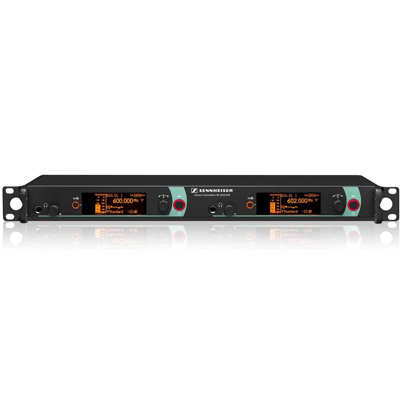 Sennheiser SR 2050 IEM-BW 2-Kanal Stereo-Sender. HDX. Ethernet (WSM). 19" / 1HE