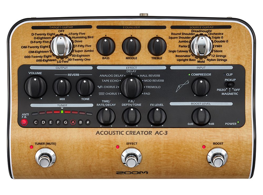 Zoom AC-3 Acoustic Creator incl. AD-16E PSU