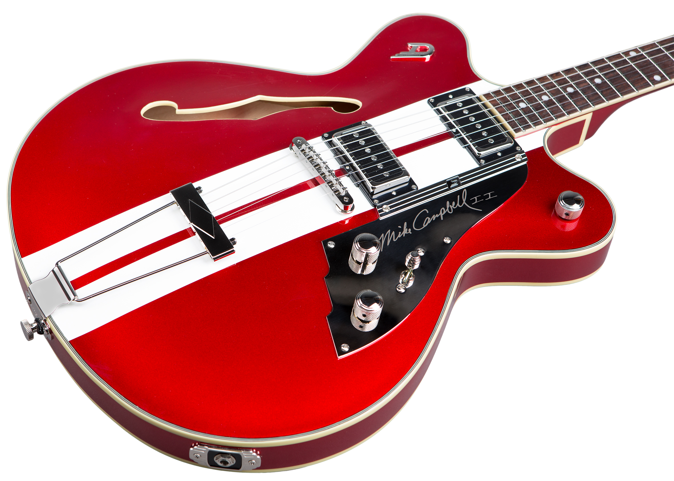 Duesenberg Alliance Series Mike Campbell 2 Red/White (inkl. Case)