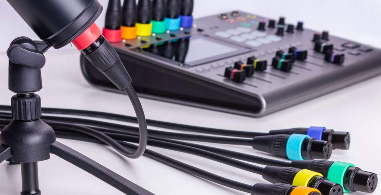 Zoom XLR-6c Six Color ID Rings for XLR Plugs