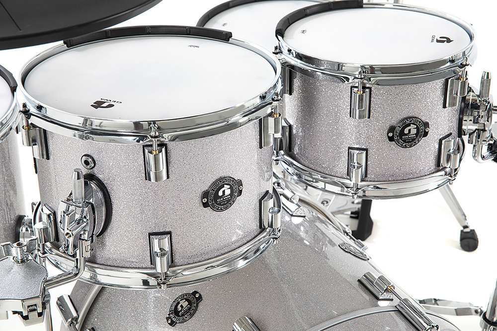 Gewa G9-PRO 5 SE E-Drum Set  - Silver Sparkle Finish