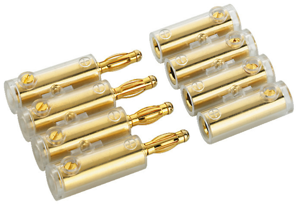 4fach-Steckverbinder, vergoldet CPC-42G