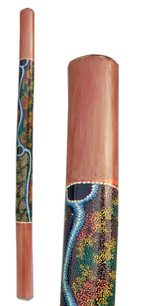 Didgeridoo Bambus bemalt 120cm