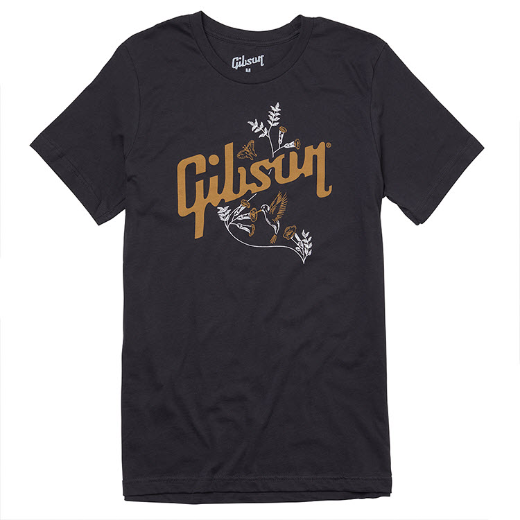 Gibson T-Shirt Hummingbird Grösse: M  Black  