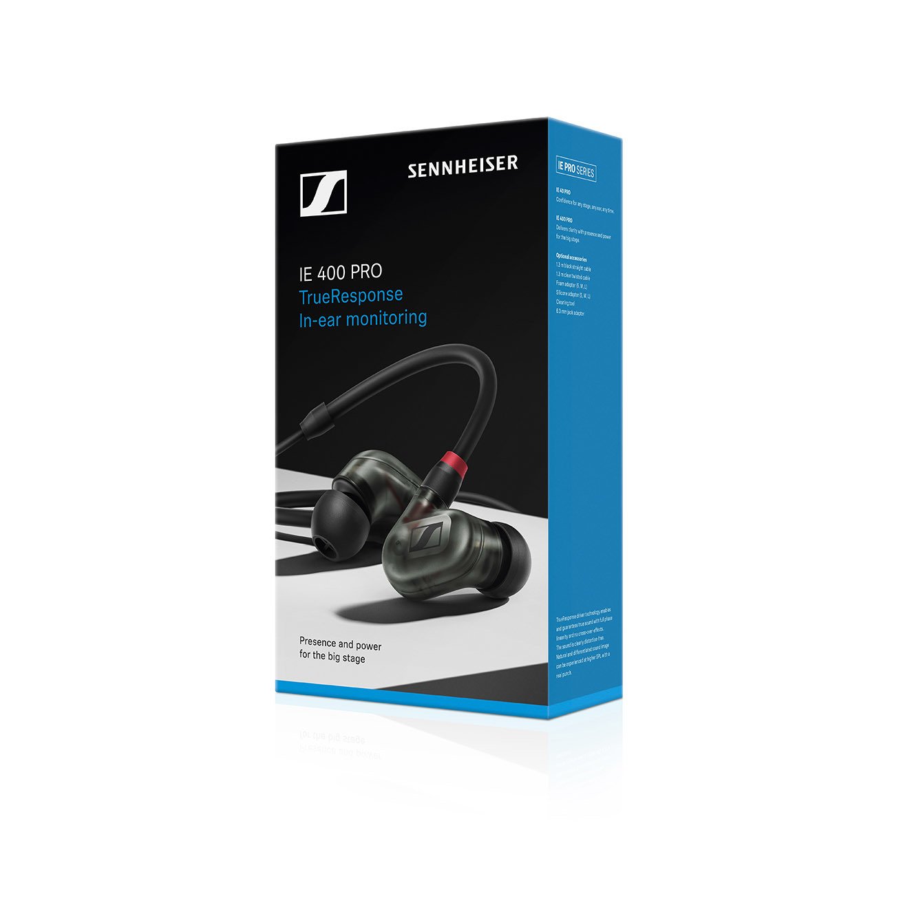 Sennheiser IE 400 PRO Smoky Black In-Ear Monitoring Hörer mit dynamischem SYS 7 Wandler