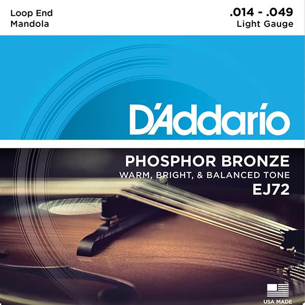 D'Addario EJ72 Mandola 8-String .014-.049