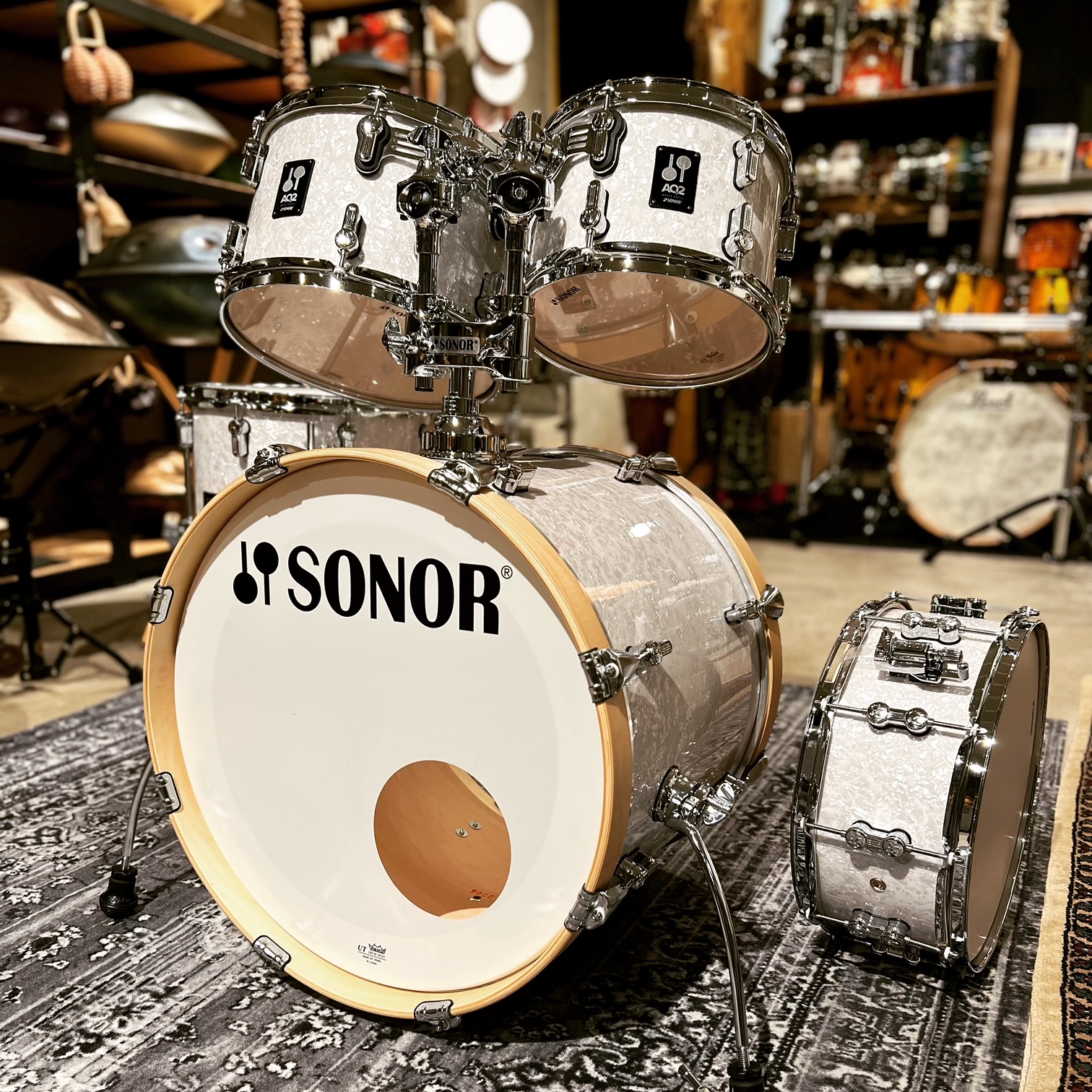 Sonor AQ2 Studio Shellset - White Pearl